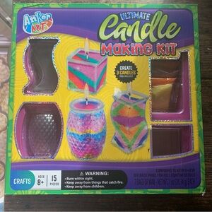 Ultimate Candle Making Kit Anker Art Create 3 Candles Ages 8+